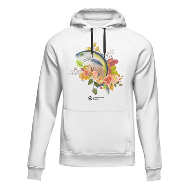 Fishing Flower' Unisex Hoodie